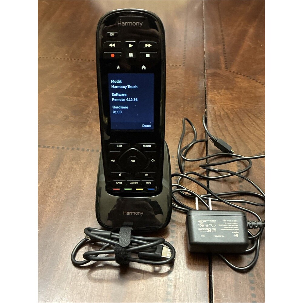 Logitech Harmony Touch Universal Remote Touchscreen - Complete - Excellent